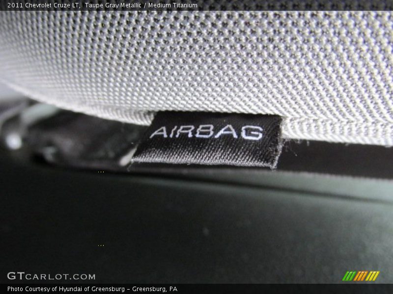 Taupe Gray Metallic / Medium Titanium 2011 Chevrolet Cruze LT