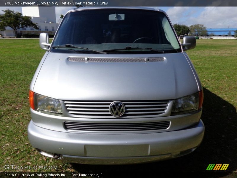 Reflex Silver Metallic / Gray 2003 Volkswagen EuroVan MV