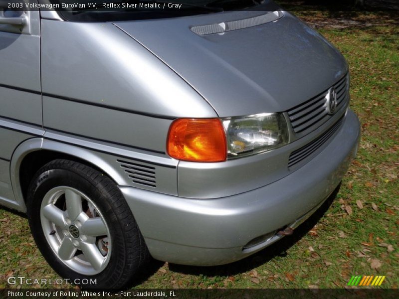 Reflex Silver Metallic / Gray 2003 Volkswagen EuroVan MV