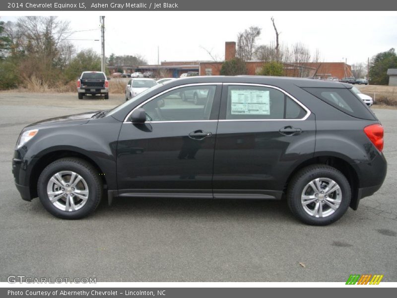Ashen Gray Metallic / Jet Black 2014 Chevrolet Equinox LS