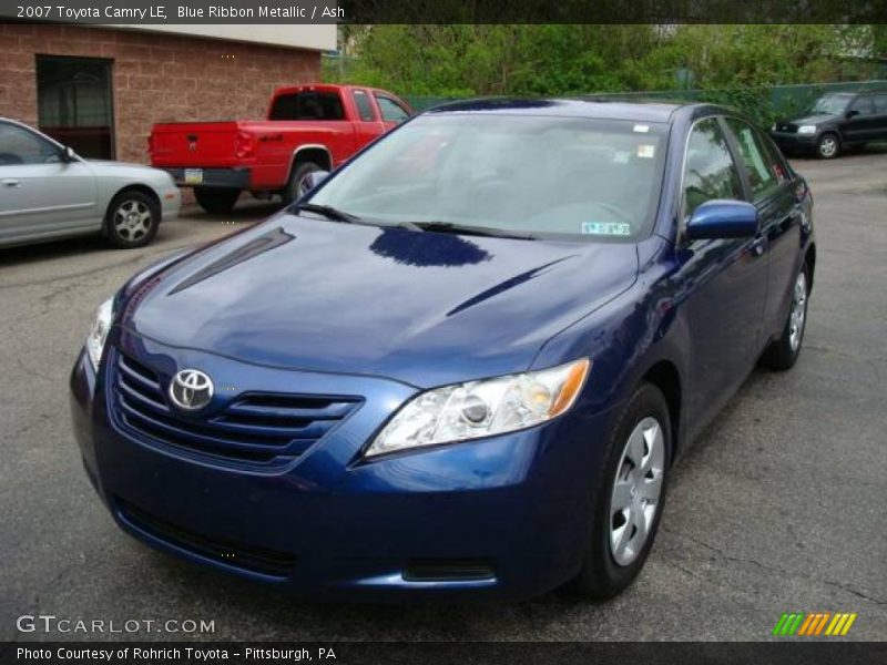 Blue Ribbon Metallic / Ash 2007 Toyota Camry LE