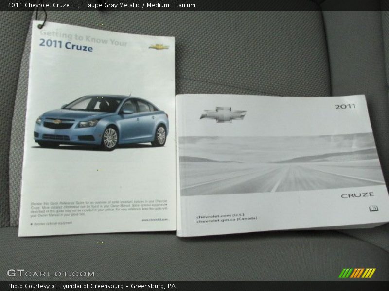 Taupe Gray Metallic / Medium Titanium 2011 Chevrolet Cruze LT