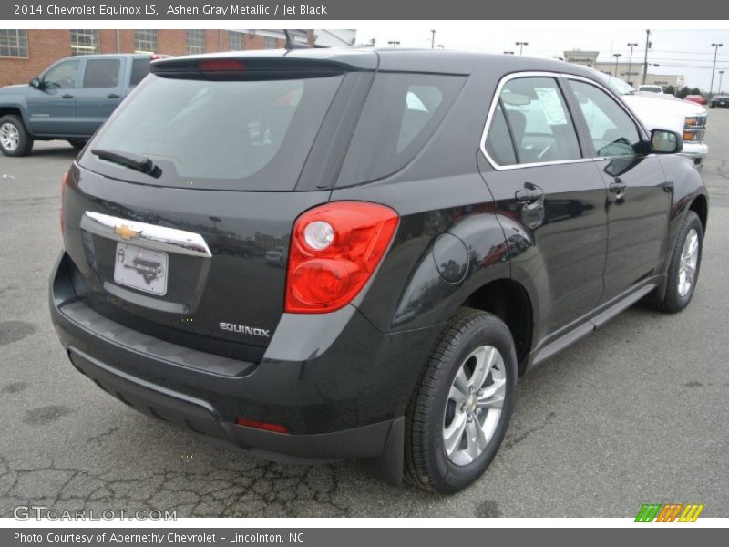 Ashen Gray Metallic / Jet Black 2014 Chevrolet Equinox LS