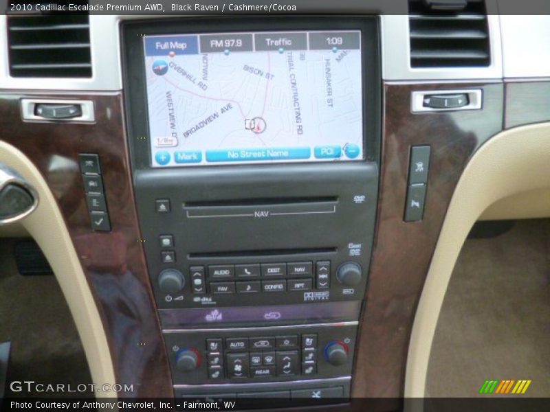 Controls of 2010 Escalade Premium AWD