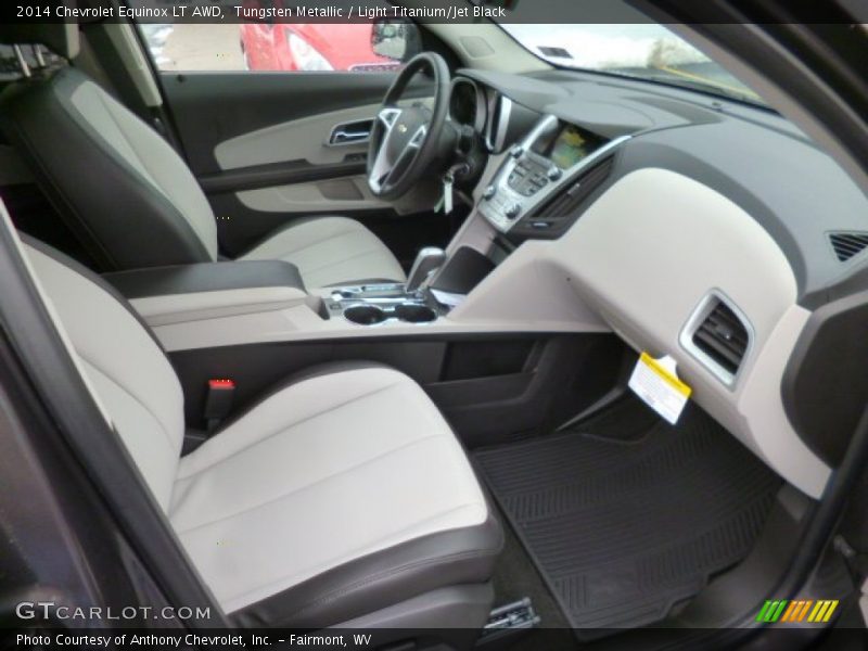 Tungsten Metallic / Light Titanium/Jet Black 2014 Chevrolet Equinox LT AWD