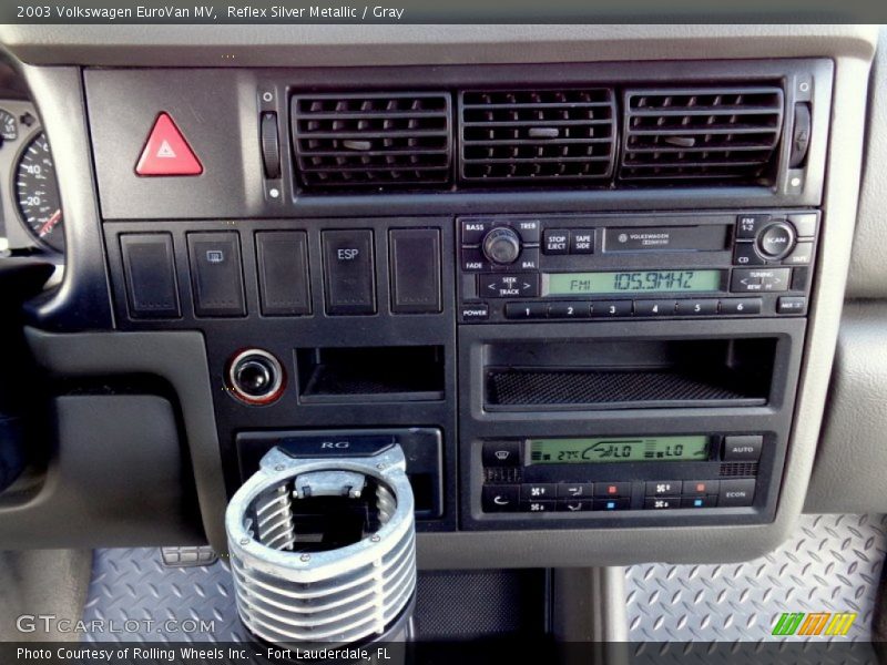 Reflex Silver Metallic / Gray 2003 Volkswagen EuroVan MV
