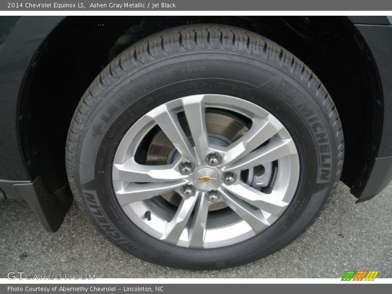 Ashen Gray Metallic / Jet Black 2014 Chevrolet Equinox LS