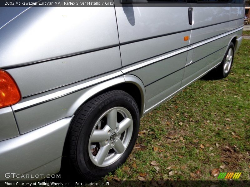 Reflex Silver Metallic / Gray 2003 Volkswagen EuroVan MV