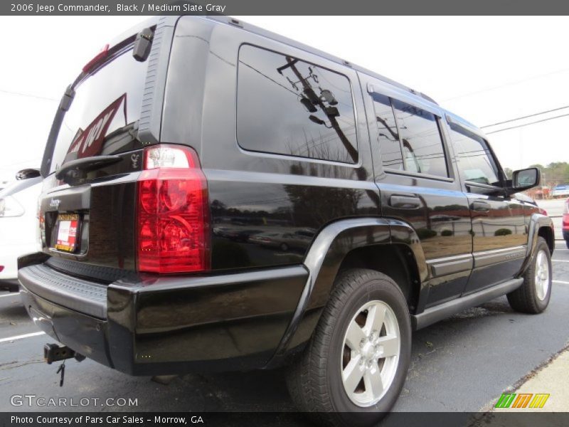 Black / Medium Slate Gray 2006 Jeep Commander