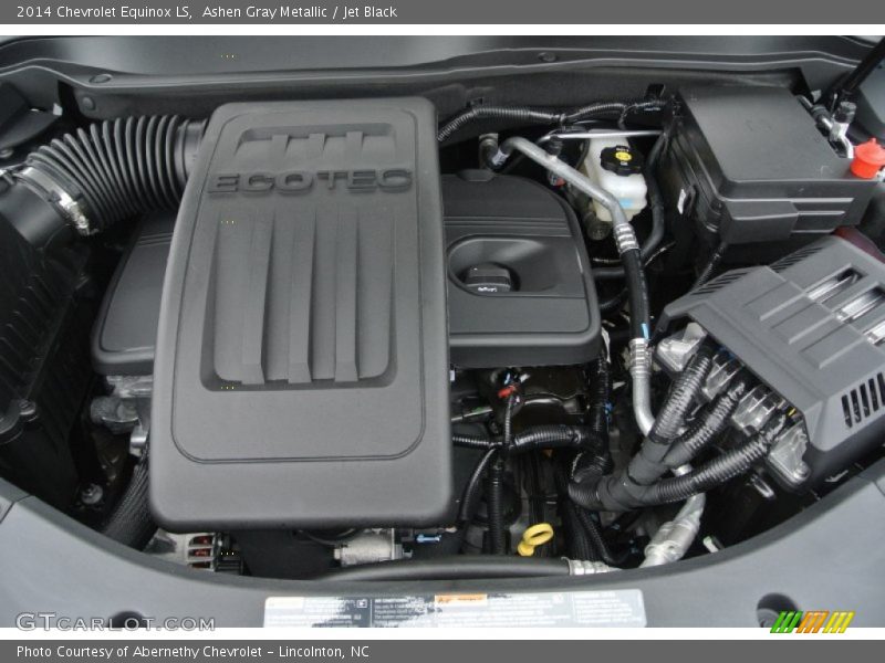 Ashen Gray Metallic / Jet Black 2014 Chevrolet Equinox LS