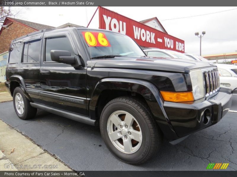 Black / Medium Slate Gray 2006 Jeep Commander