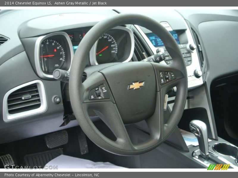 Ashen Gray Metallic / Jet Black 2014 Chevrolet Equinox LS