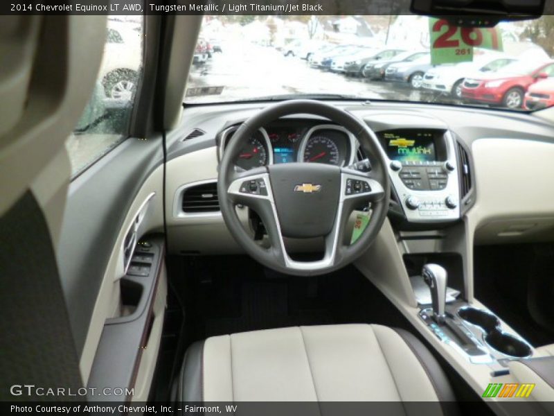 Tungsten Metallic / Light Titanium/Jet Black 2014 Chevrolet Equinox LT AWD