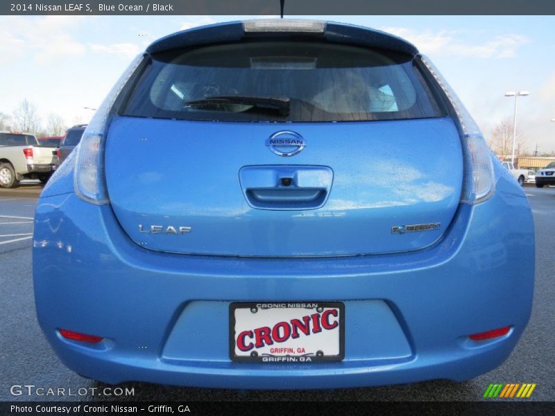 Blue Ocean / Black 2014 Nissan LEAF S