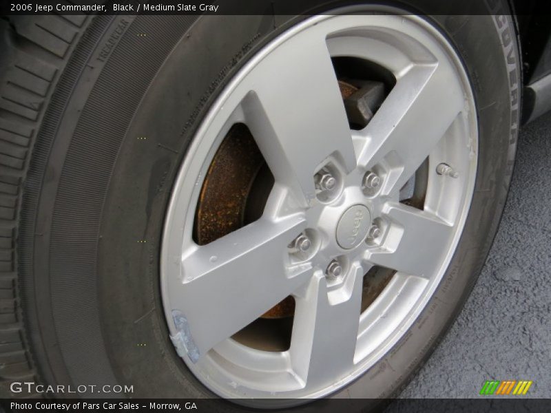 Black / Medium Slate Gray 2006 Jeep Commander