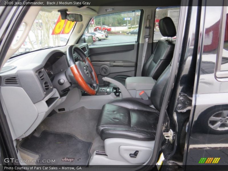Black / Medium Slate Gray 2006 Jeep Commander