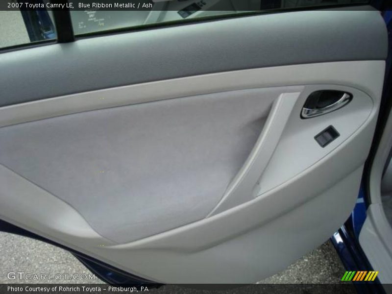 Blue Ribbon Metallic / Ash 2007 Toyota Camry LE