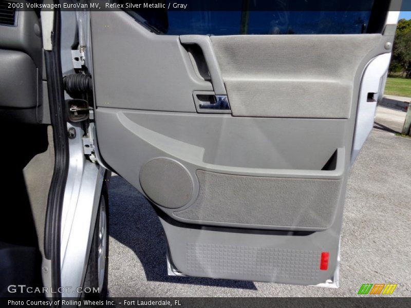 Reflex Silver Metallic / Gray 2003 Volkswagen EuroVan MV