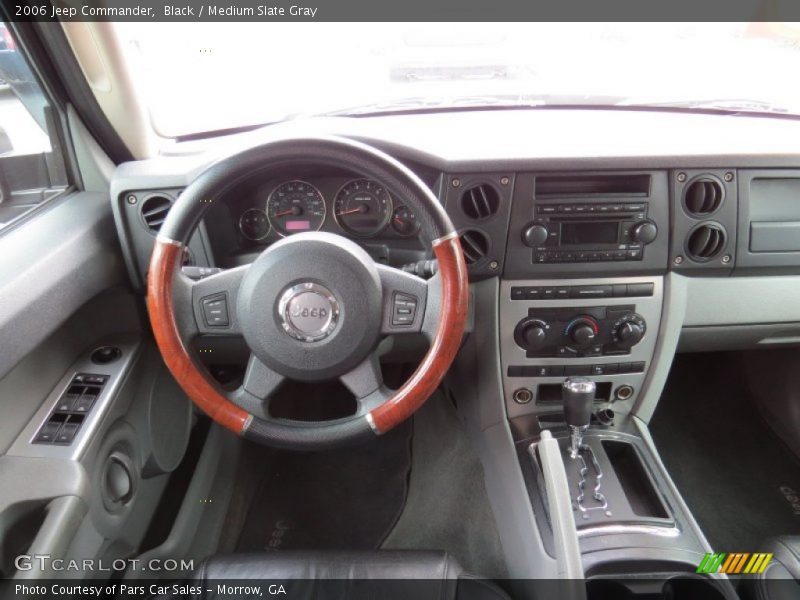Black / Medium Slate Gray 2006 Jeep Commander