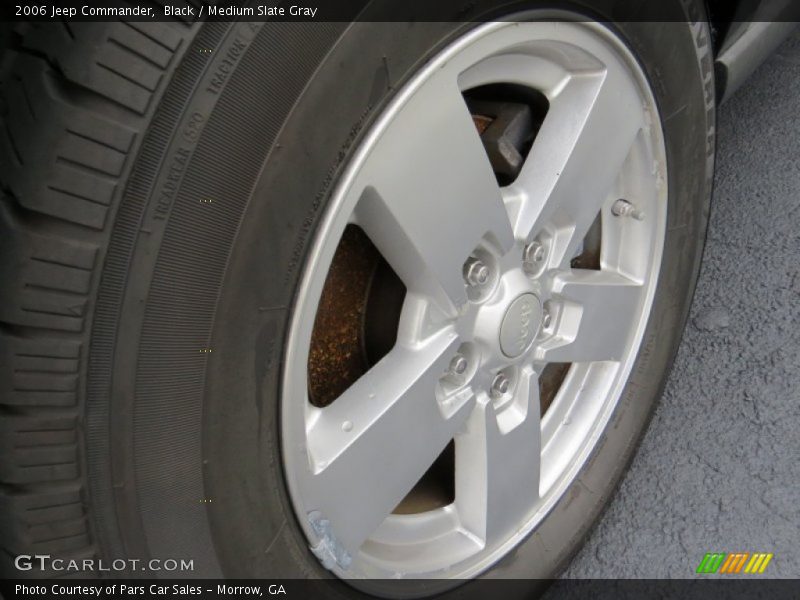 Black / Medium Slate Gray 2006 Jeep Commander