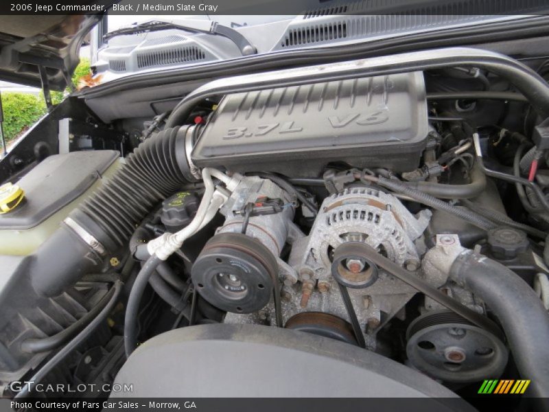 Black / Medium Slate Gray 2006 Jeep Commander