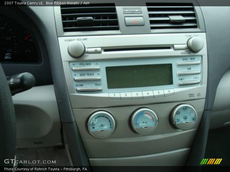Blue Ribbon Metallic / Ash 2007 Toyota Camry LE