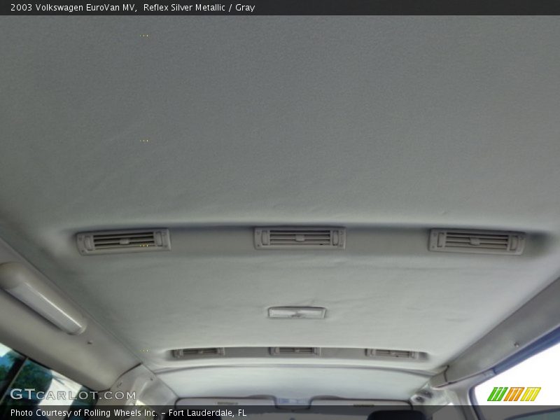 Reflex Silver Metallic / Gray 2003 Volkswagen EuroVan MV