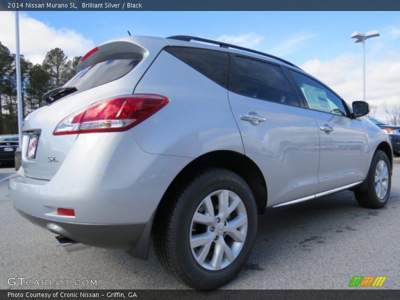Brilliant Silver / Black 2014 Nissan Murano SL