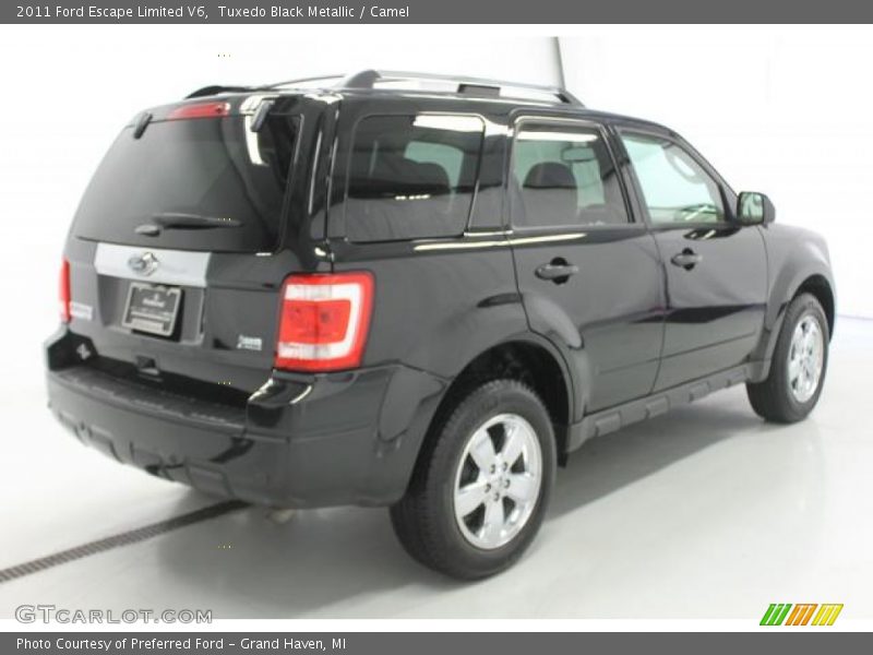 Tuxedo Black Metallic / Camel 2011 Ford Escape Limited V6