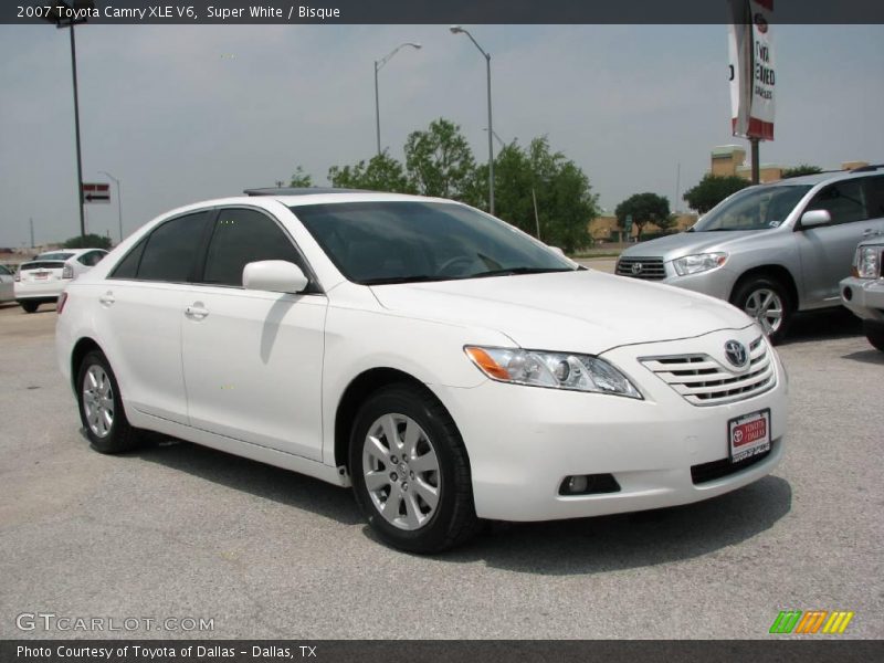 Super White / Bisque 2007 Toyota Camry XLE V6