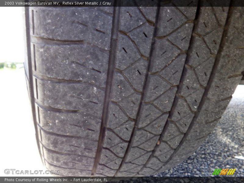 Reflex Silver Metallic / Gray 2003 Volkswagen EuroVan MV