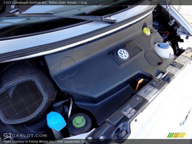 Reflex Silver Metallic / Gray 2003 Volkswagen EuroVan MV