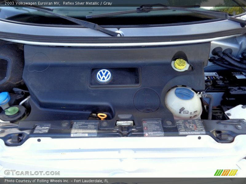 Reflex Silver Metallic / Gray 2003 Volkswagen EuroVan MV