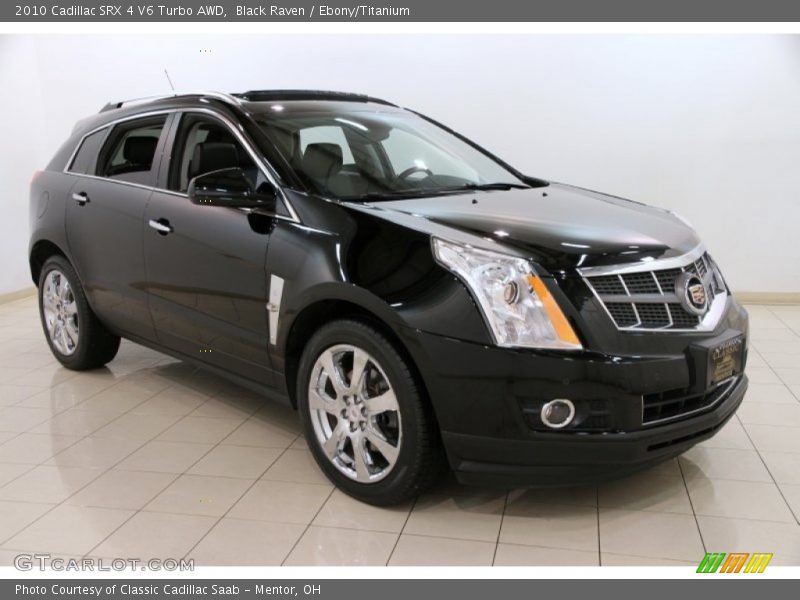 Black Raven / Ebony/Titanium 2010 Cadillac SRX 4 V6 Turbo AWD
