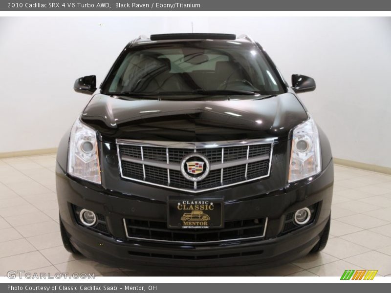 Black Raven / Ebony/Titanium 2010 Cadillac SRX 4 V6 Turbo AWD