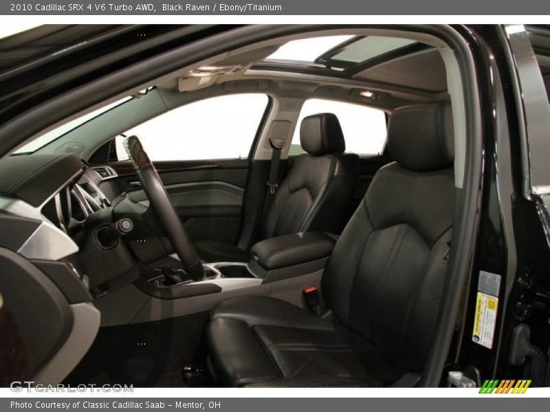 Black Raven / Ebony/Titanium 2010 Cadillac SRX 4 V6 Turbo AWD
