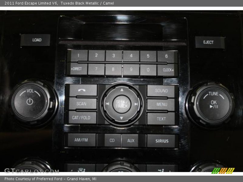 Tuxedo Black Metallic / Camel 2011 Ford Escape Limited V6