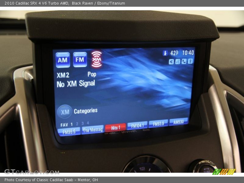 Black Raven / Ebony/Titanium 2010 Cadillac SRX 4 V6 Turbo AWD