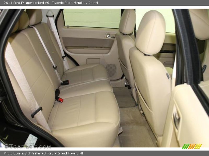 Tuxedo Black Metallic / Camel 2011 Ford Escape Limited V6
