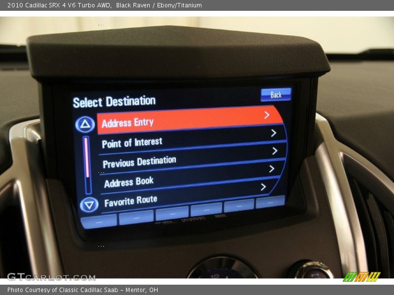 Black Raven / Ebony/Titanium 2010 Cadillac SRX 4 V6 Turbo AWD