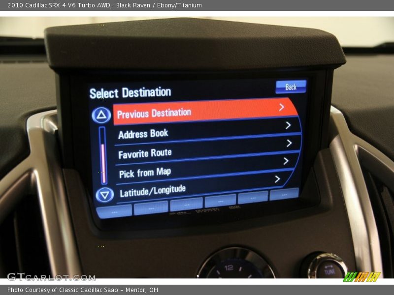Black Raven / Ebony/Titanium 2010 Cadillac SRX 4 V6 Turbo AWD