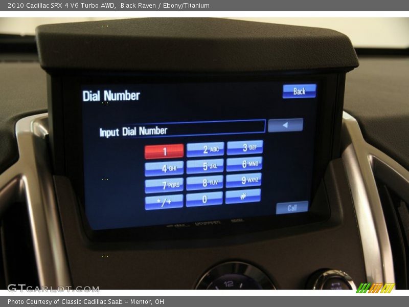 Black Raven / Ebony/Titanium 2010 Cadillac SRX 4 V6 Turbo AWD
