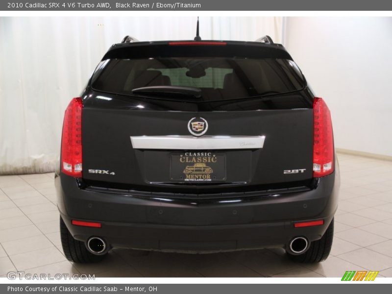 Black Raven / Ebony/Titanium 2010 Cadillac SRX 4 V6 Turbo AWD