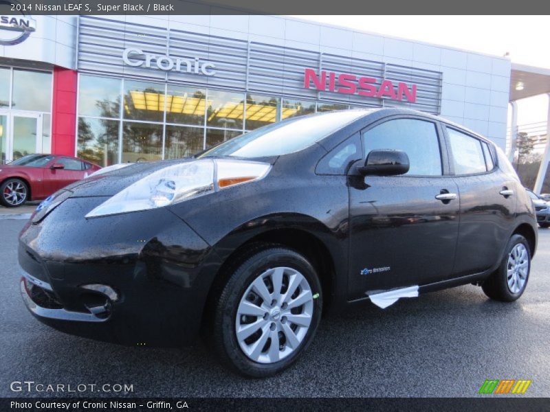 Super Black / Black 2014 Nissan LEAF S