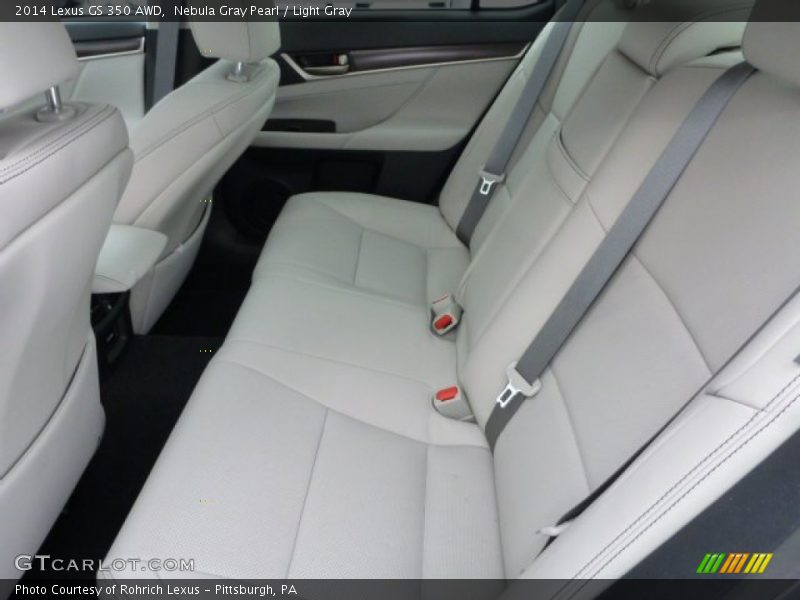 Nebula Gray Pearl / Light Gray 2014 Lexus GS 350 AWD