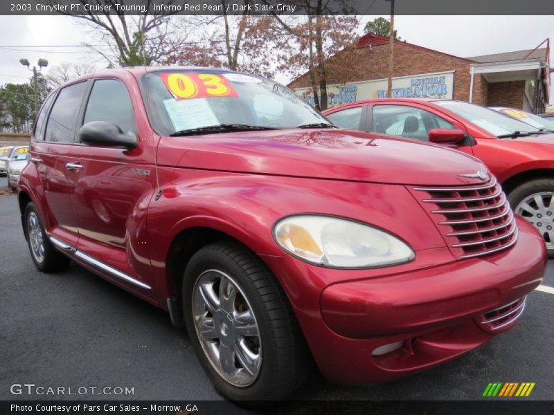 Inferno Red Pearl / Dark Slate Gray 2003 Chrysler PT Cruiser Touring