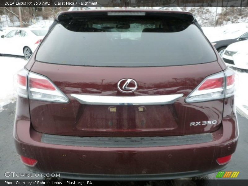Claret Mica / Parchment 2014 Lexus RX 350 AWD