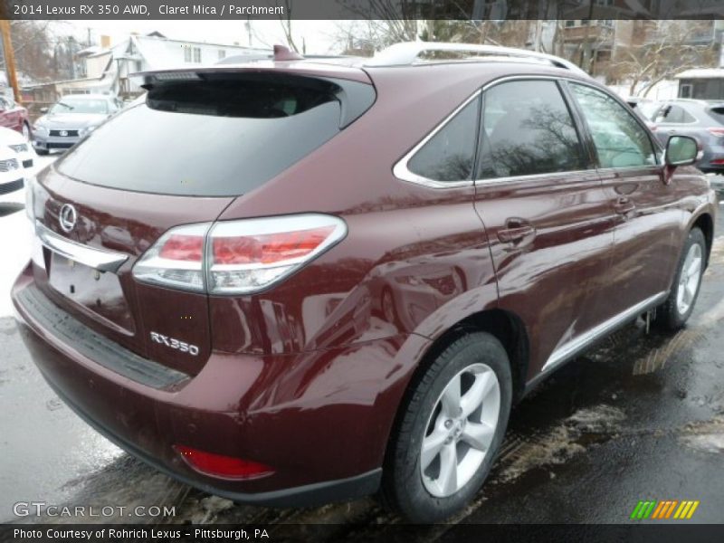 Claret Mica / Parchment 2014 Lexus RX 350 AWD