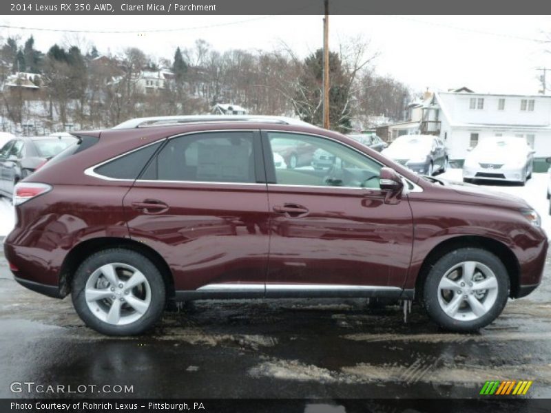 Claret Mica / Parchment 2014 Lexus RX 350 AWD