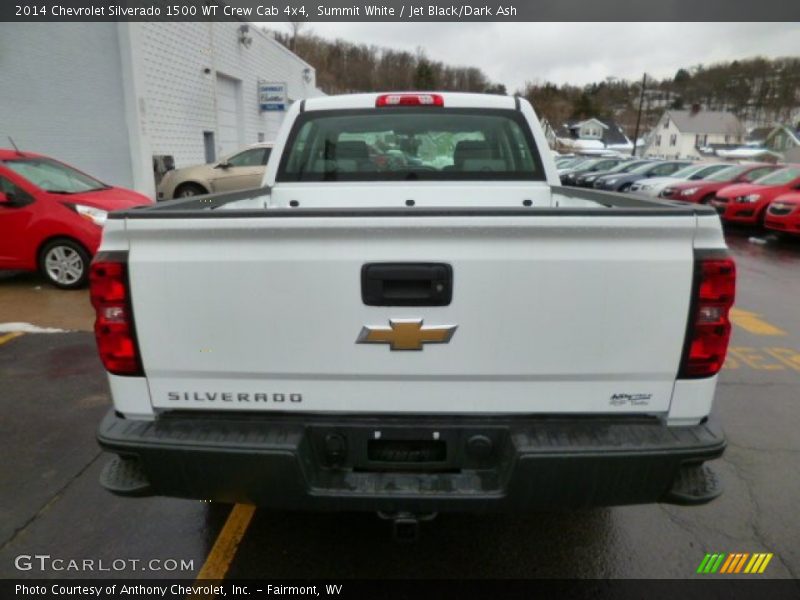 Summit White / Jet Black/Dark Ash 2014 Chevrolet Silverado 1500 WT Crew Cab 4x4